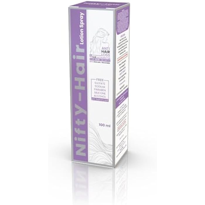 Nifty Hair Lotion Spray 100ml: hair loss treatment and growth stimulator with procapil and tricogen - Image 1